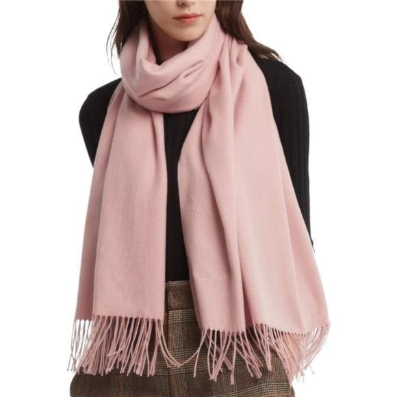 Women's Winter Scarf Cashmere Feel Pashmina‎ Shawl Wraps Soft Warm Blanket - Picture 4 of 6